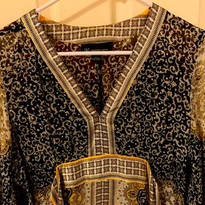 INC patterned tunic dress size 6 New condition! Boho vintage style